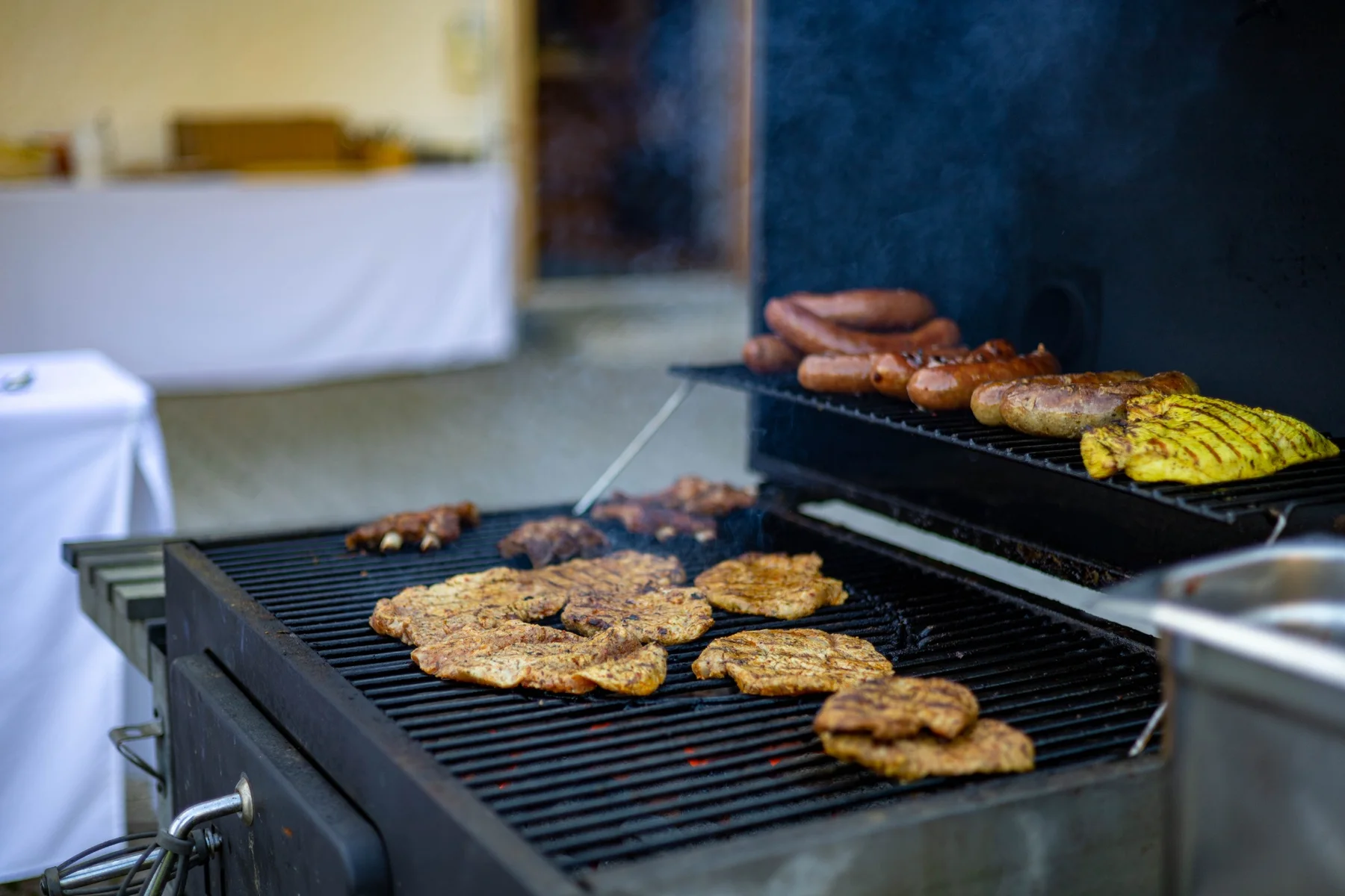 Grillabend am Grillplatz des Almhofs