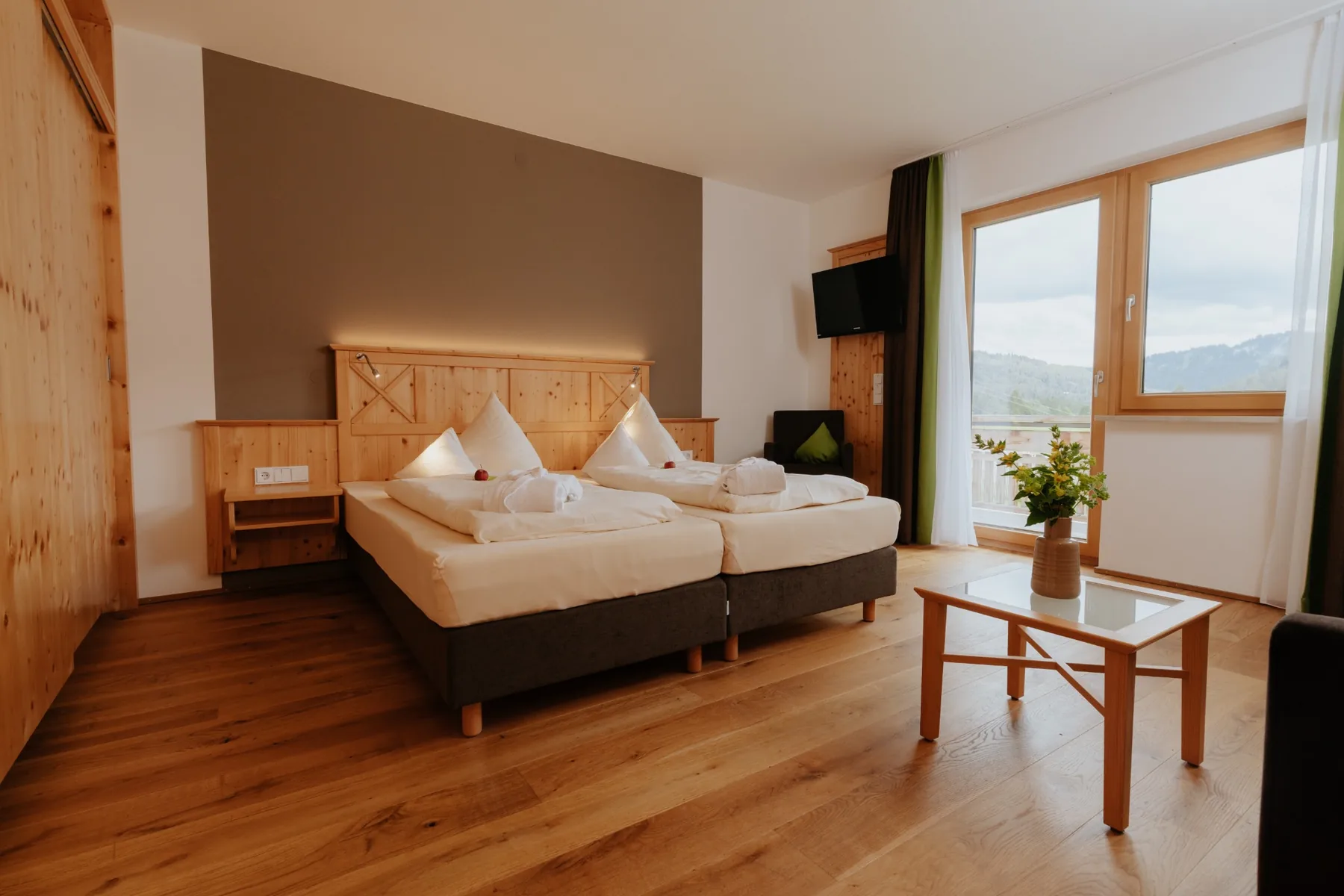 Schlafzimmer der Ferienwohnung Anemone