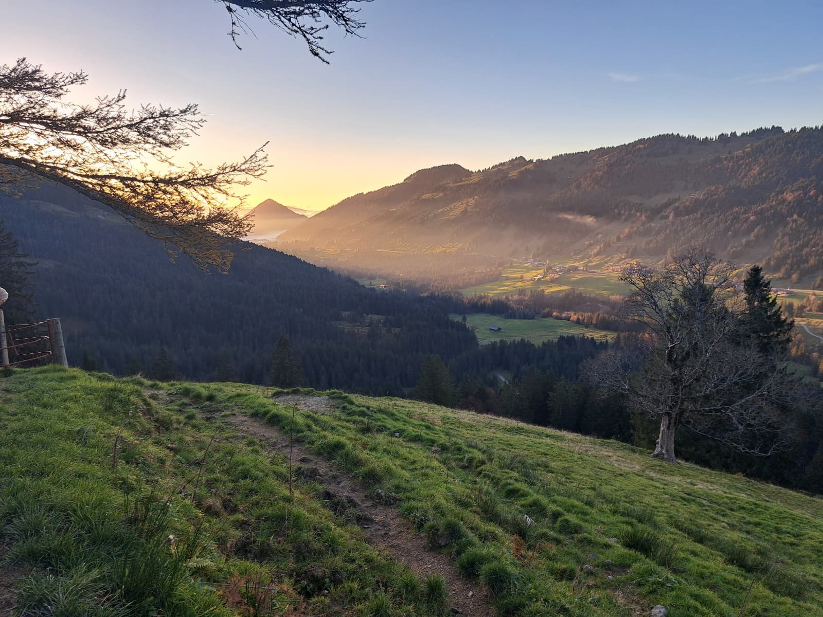 Goldener Herbst in Balderschwang